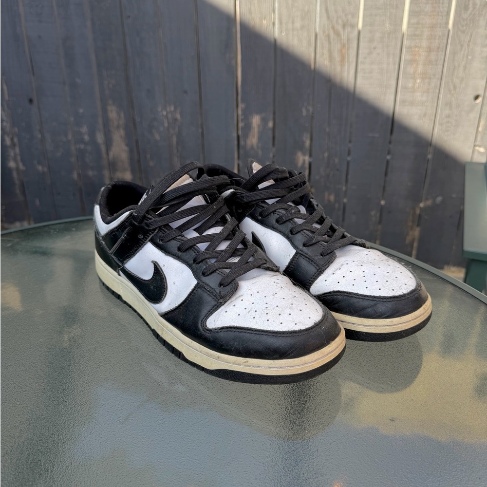 Nike Black and White Low-Top Sneakers